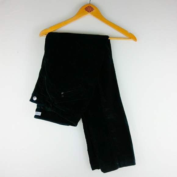 Daily Women Black Velvet Saddleback Jeans - Picture 6 of 7